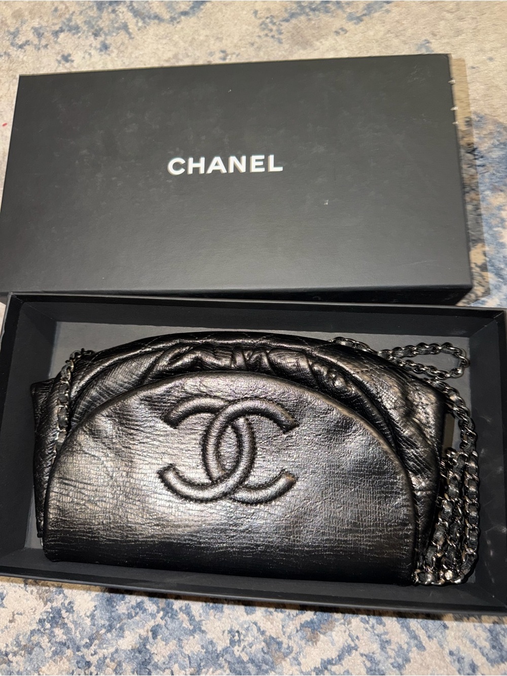 CHANEL HALF MOON WALLET ON CHAIN CC Flap Crossbody - Picture 10 of 10